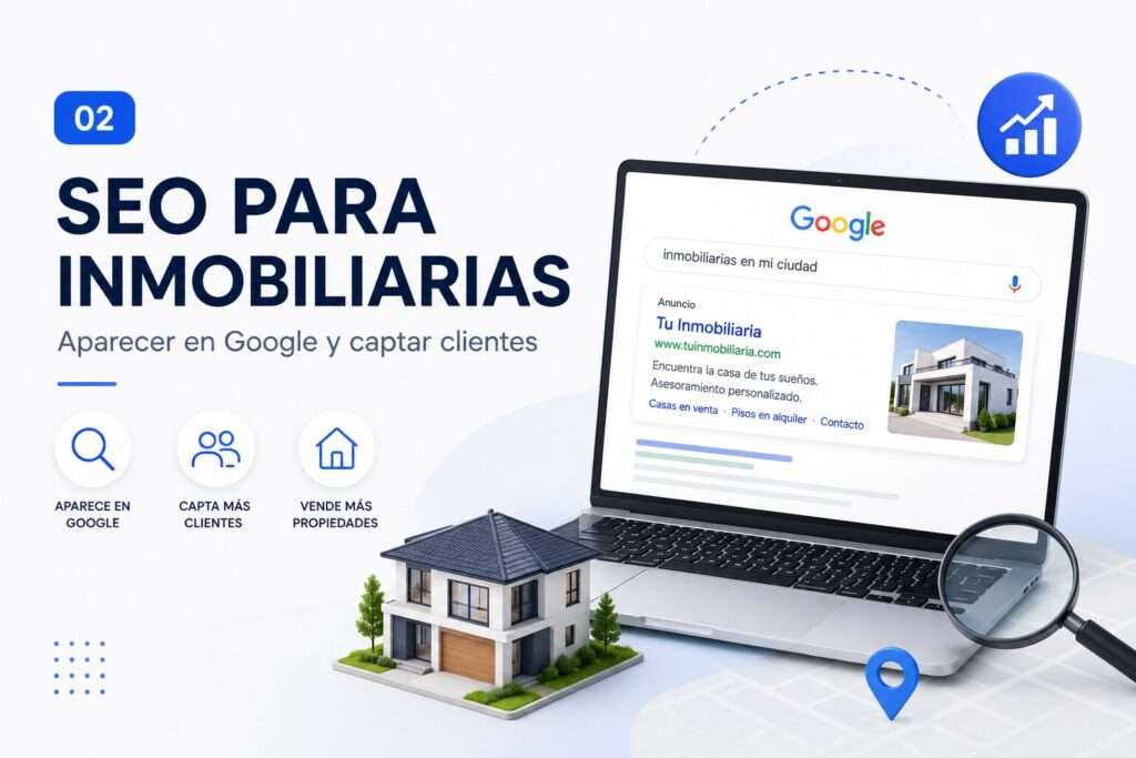 Agencia inmobiliaria posicionada en primer lugar de Google Maps para búsqueda local