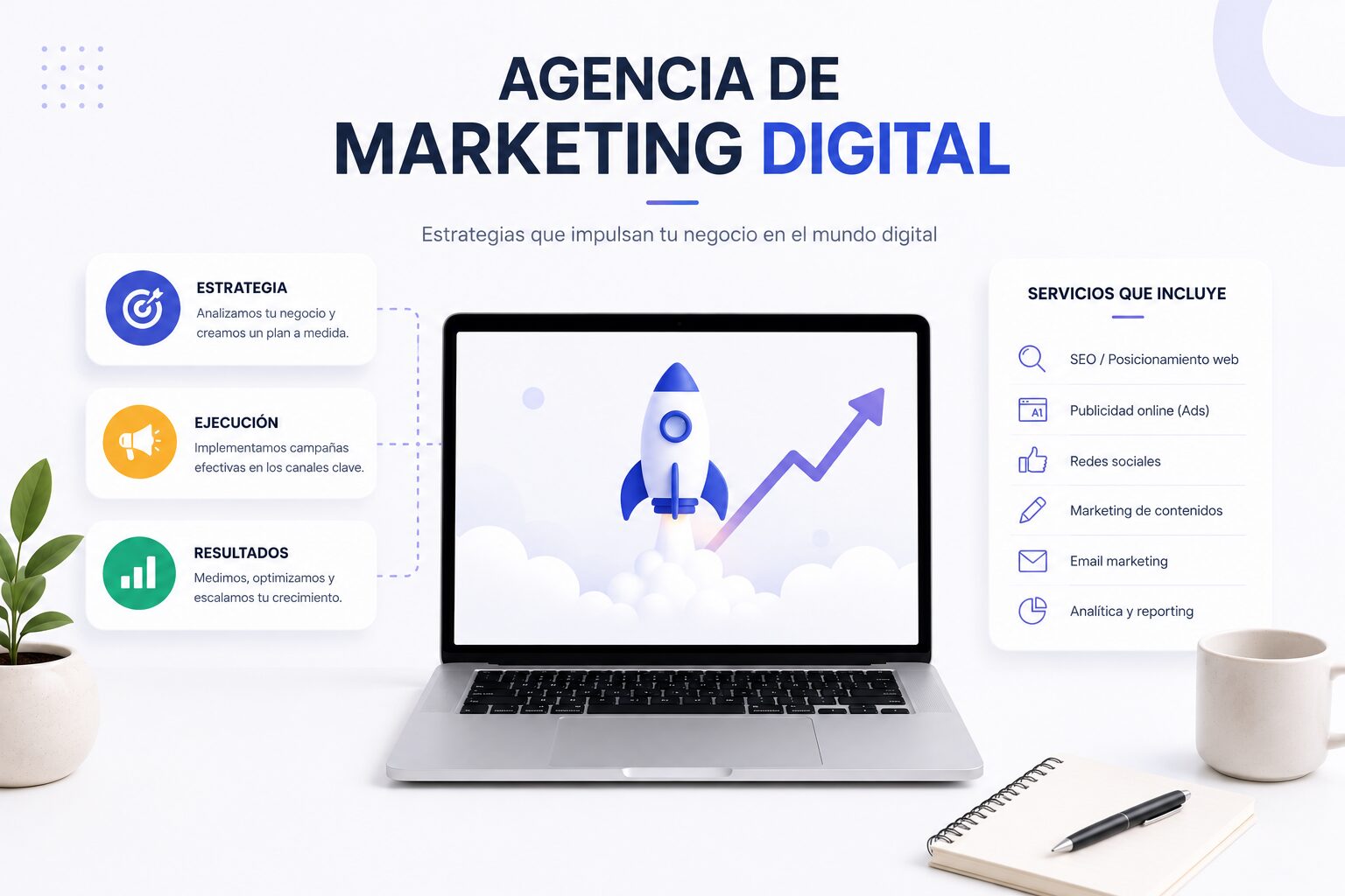 Tabla comparativa de tarifas de agencias de marketing digital en España 2026